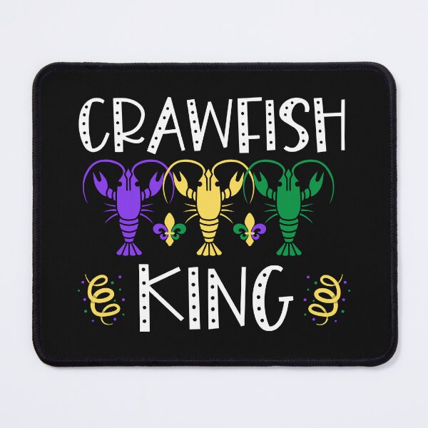 Item preview, Mardi Gras Crawfish - Funny Crawfish King designed and sold by Krysanthe.