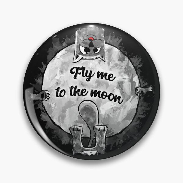 Item preview, Fly me to the moon cat art designed and sold by mrGoodwin90.