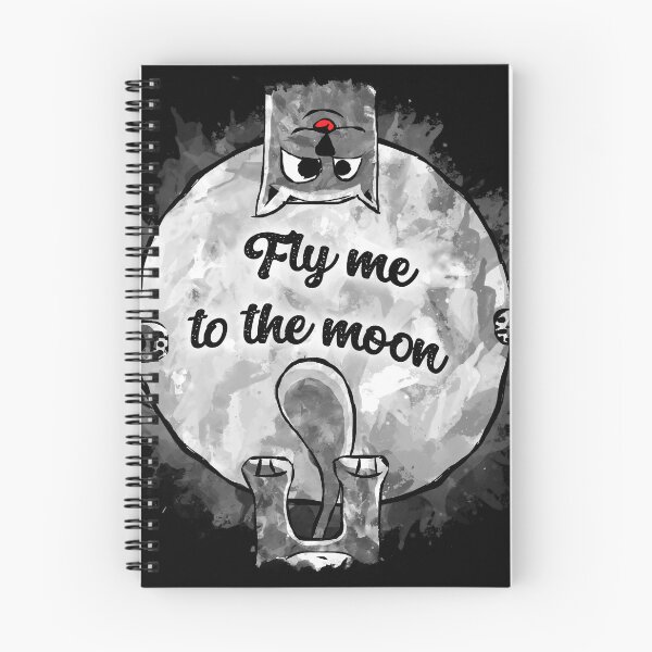 Item preview, Fly me to the moon cat art designed and sold by mrGoodwin90.