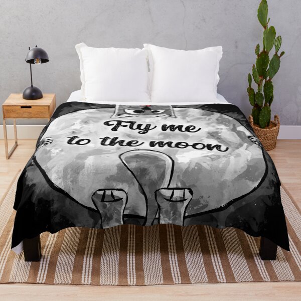 Item preview, Fly me to the moon cat art designed and sold by mrGoodwin90.