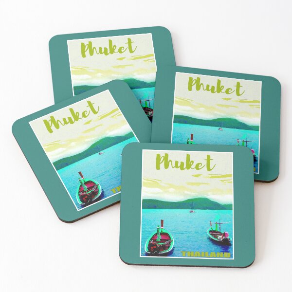 Item preview,  PHUKET THAILAND : Vintage Resort Travel Advertising Print designed and sold by posterbobs.