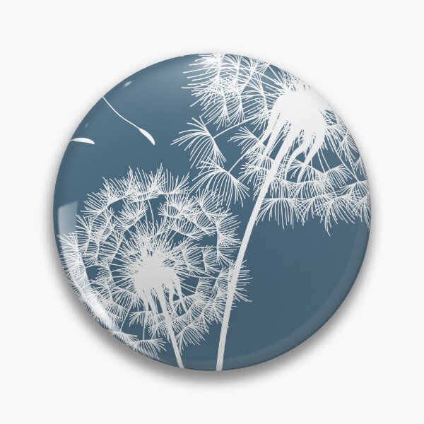 Item preview, Dandelion Art on Deep Turquoise  designed and sold by LisWilliams.