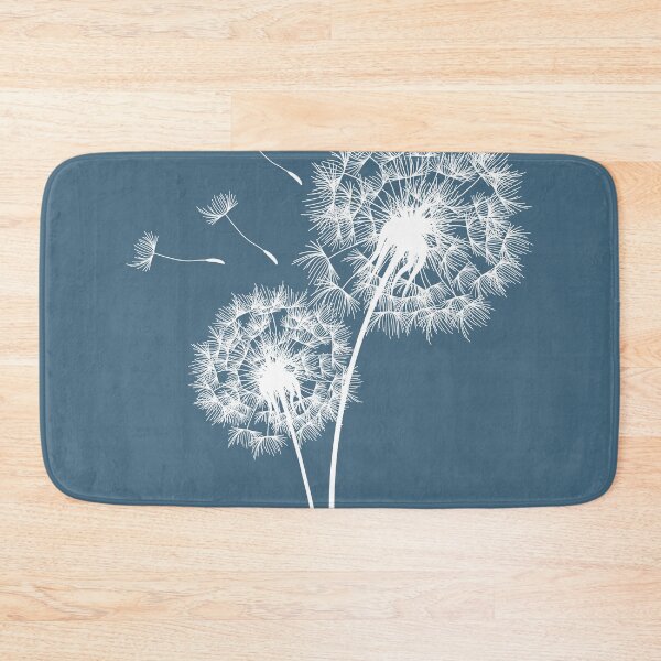 Item preview, Dandelion Art on Deep Turquoise  designed and sold by LisWilliams.