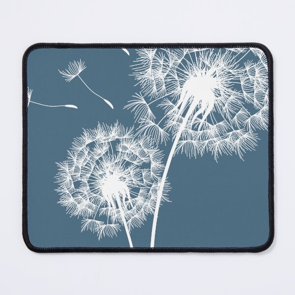 Item preview, Dandelion Art on Deep Turquoise designed and sold by LisWilliams.