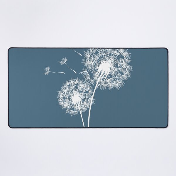 Item preview, Dandelion Art on Deep Turquoise designed and sold by LisWilliams.