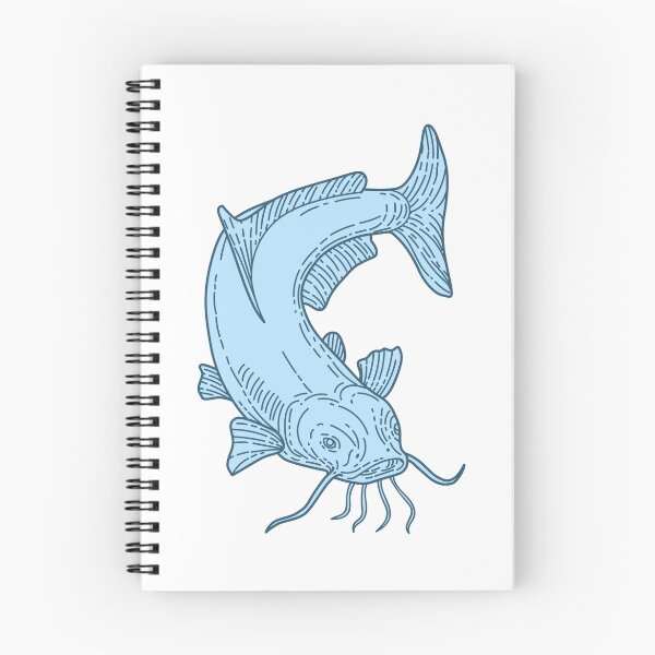 Item preview, Catfish Mud Cat Diving Down Mono Line designed and sold by patrimonio.