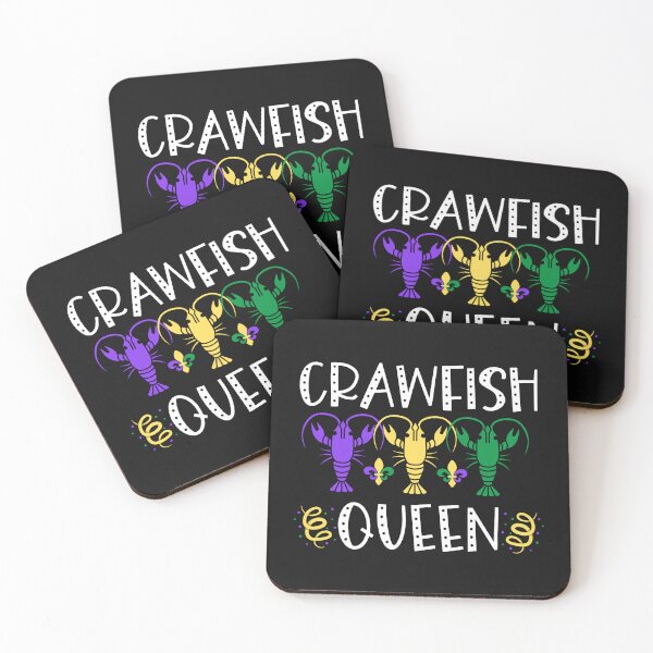 Item preview, Mardi Gras Crawfish - Funny Crawfish Queen designed and sold by Krysanthe.