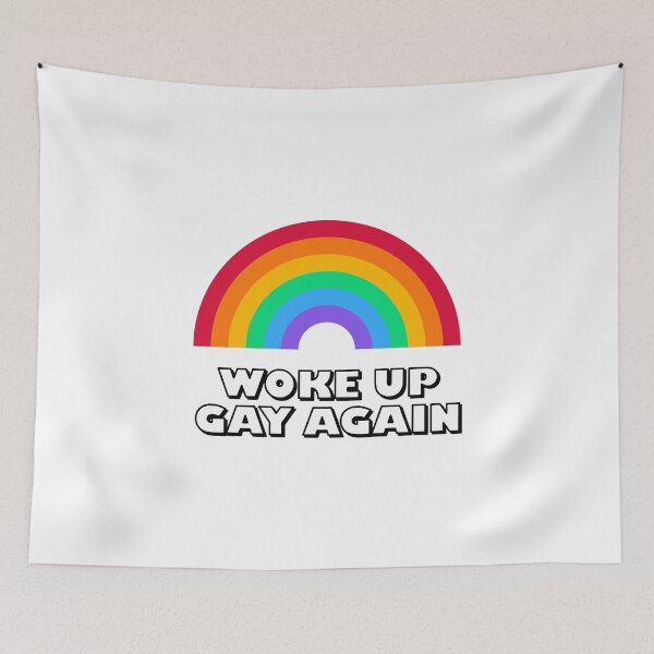 Item preview, Woke Up Gay Again   designed and sold by Inspirationmotivation.