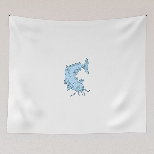 Item preview, Catfish Mud Cat Diving Down Mono Line designed and sold by patrimonio.