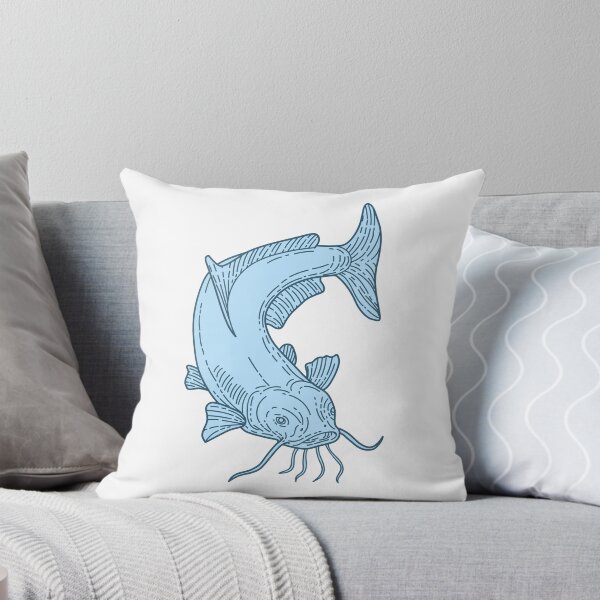 Item preview, Catfish Mud Cat Diving Down Mono Line designed and sold by patrimonio.
