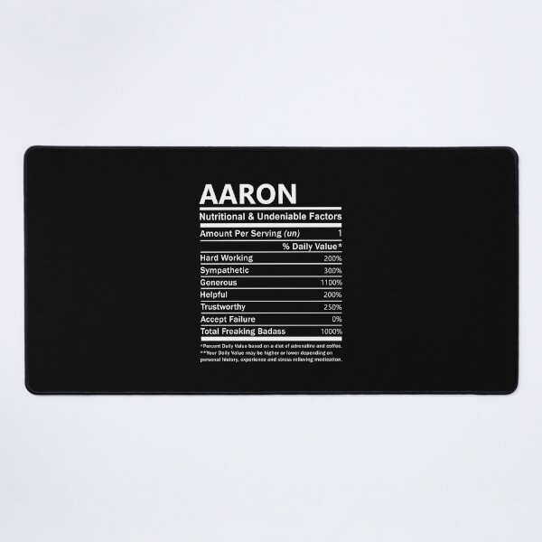 Item preview, Aaron Name T Shirt - Aaron Nutritional And Undeniable Factors Gift Item Tee designed and sold by pourvasecandi.