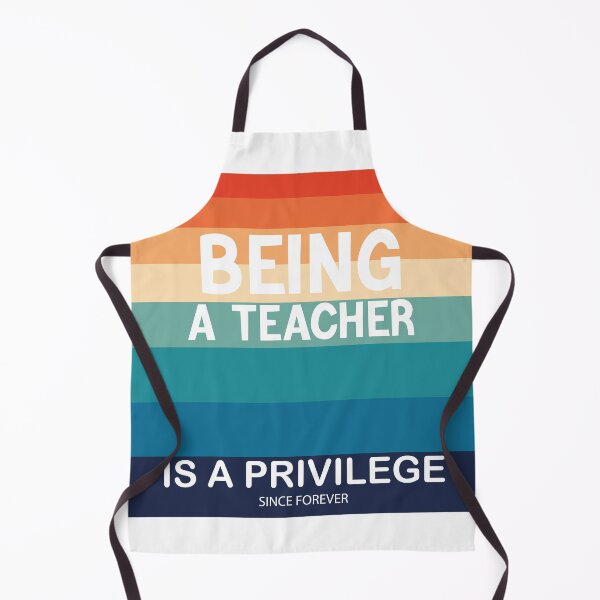Item preview,  Being A Teacher Is Privilege - since for ever - valentine's day for teachers - retro vintage designed and sold by e-mad ⭐⭐⭐⭐⭐.