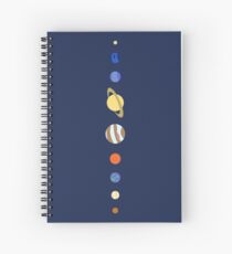 Just Planets Spiral Notebook