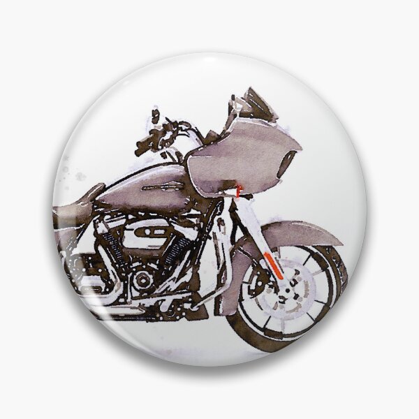 Item preview, Watercolor American Cruser Motorcycle - original watercolor by Vart. designed and sold by vartstudio.