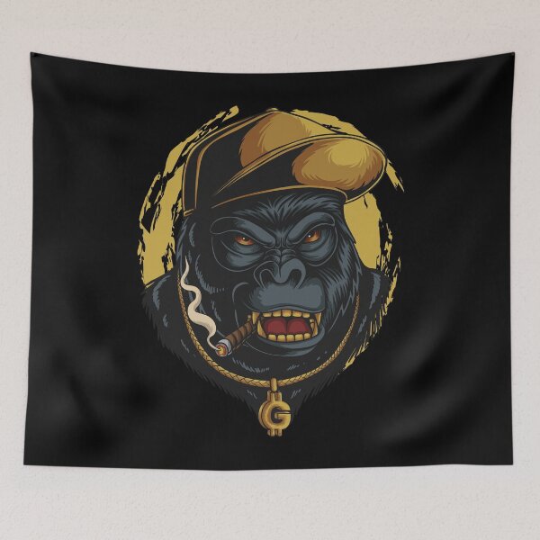 Item preview, Cool Gorilla Head designed and sold by Prince - Bestseller ★★★★★.
