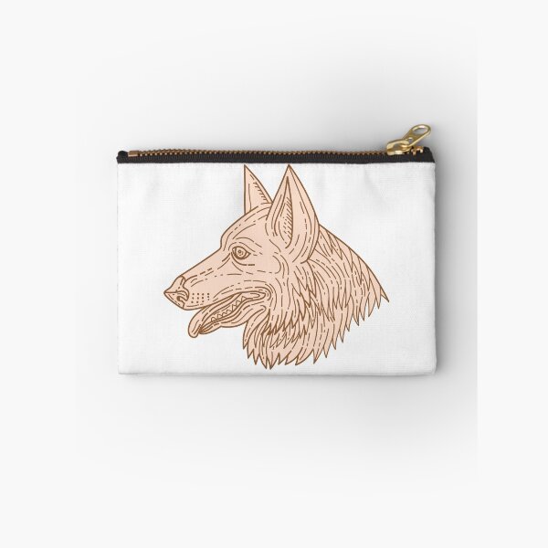 Item preview, German Shepherd Dog Head Mono Line designed and sold by patrimonio.