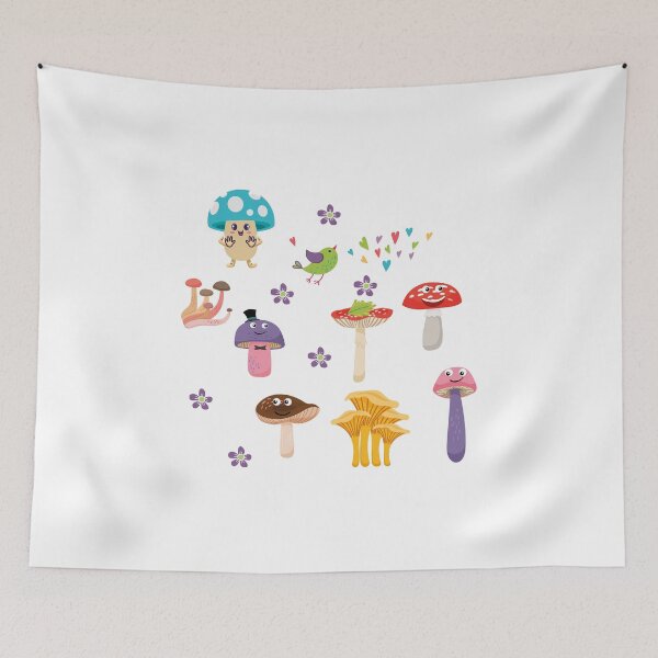 Item preview, Cute Kawaii Fly Agaric Gift For Family designed and sold by KHABIRITI.