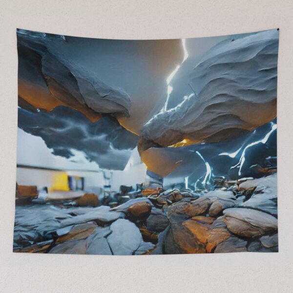 Item preview, Lightening up the sky art work. designed and sold by Sloyar.