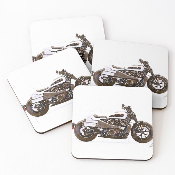 Item preview, Watercolor Sportster Motorcycle - original watercolor by Vart. designed and sold by vartstudio.