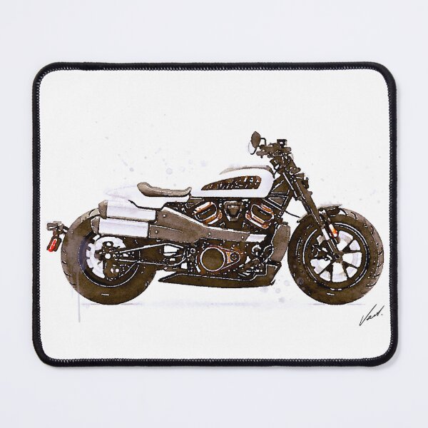 Item preview, Watercolor Sportster Motorcycle - original watercolor by Vart. designed and sold by vartstudio.