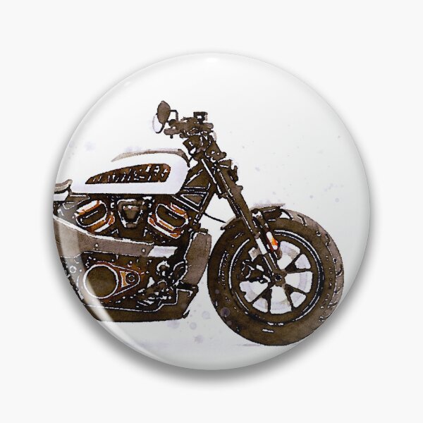 Item preview, Watercolor Sportster Motorcycle - original watercolor by Vart. designed and sold by vartstudio.