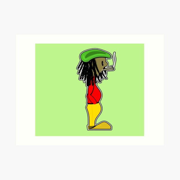 Impressions Artistiques Sur Le Theme Rastaman Redbubble