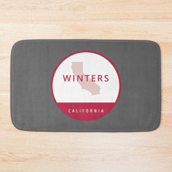 Item preview, Winters California Red Circle State Outline designed and sold by allcitymetro.