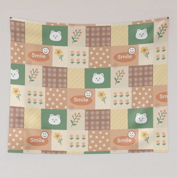 Item preview, Cute Cottagecore Patch Pattern designed and sold by Asterismr.