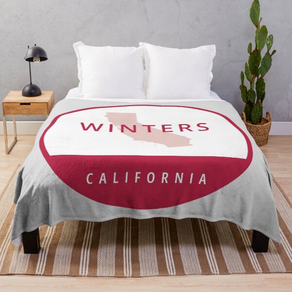 Item preview, Winters California Red Circle State Outline designed and sold by allcitymetro.