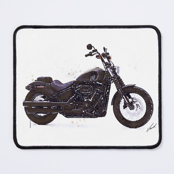 Item preview, Watercolor Chopper Motorcycle - original watercolor by Vart. designed and sold by vartstudio.