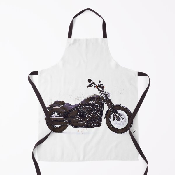 Item preview, Watercolor Chopper Motorcycle - original watercolor by Vart. designed and sold by vartstudio.