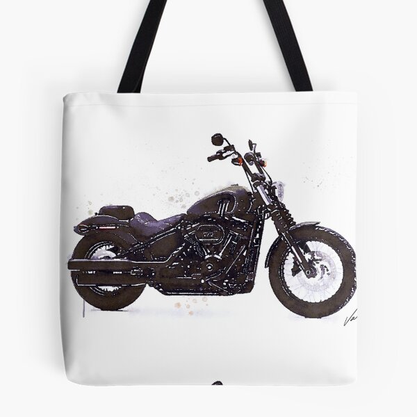 Item preview, Watercolor Chopper Motorcycle - original watercolor by Vart. designed and sold by vartstudio.