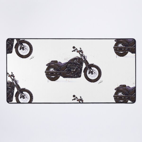 Item preview, Watercolor Chopper Motorcycle - original watercolor by Vart. designed and sold by vartstudio.