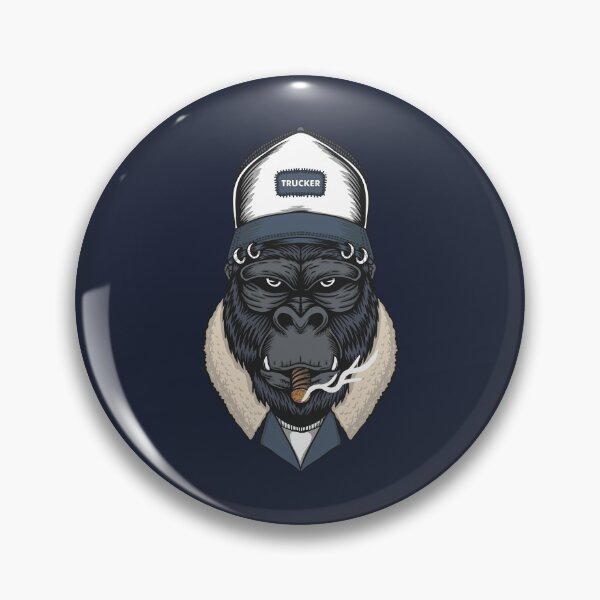 Item preview, Cool Gorilla Head Trucker designed and sold by Prince - Bestseller ★★★★★.