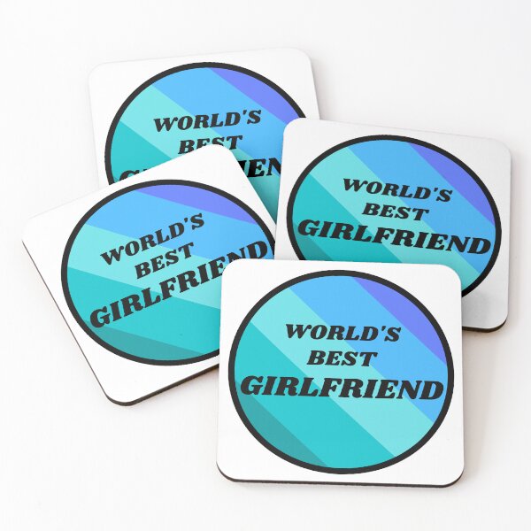 Item preview, Worlds Best Girlfriend BLUE designed and sold by HybrisStudio.