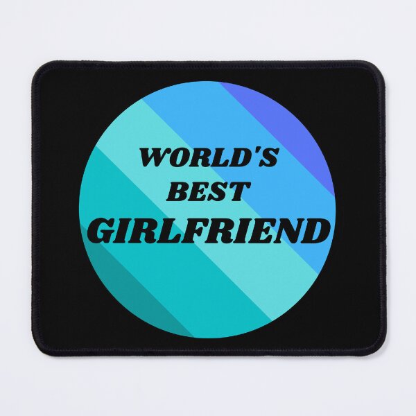 Item preview, Worlds Best Girlfriend BLUE designed and sold by HybrisStudio.