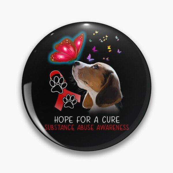 Item preview, Beagle Hope For A Cure Substance Abuse Awareness designed and sold by Grooffos.