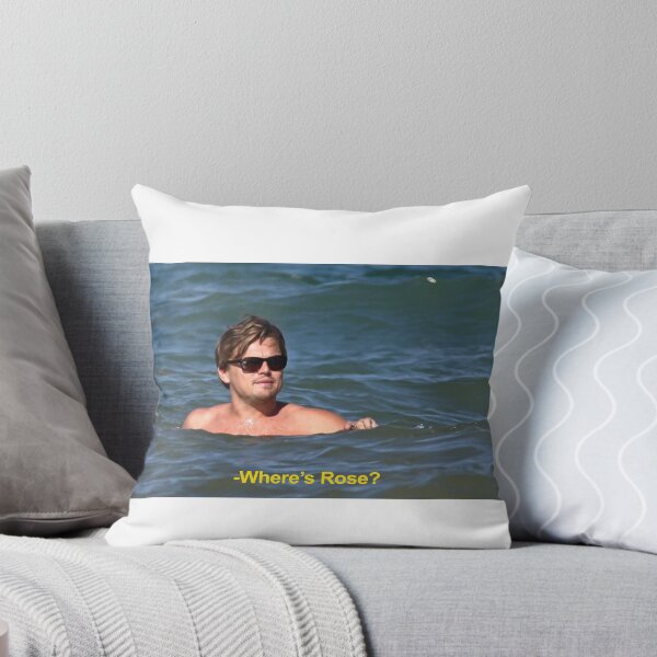 Item preview, Leonardo Dicaprio Where's rose Sticker designed and sold by PocketPoach.