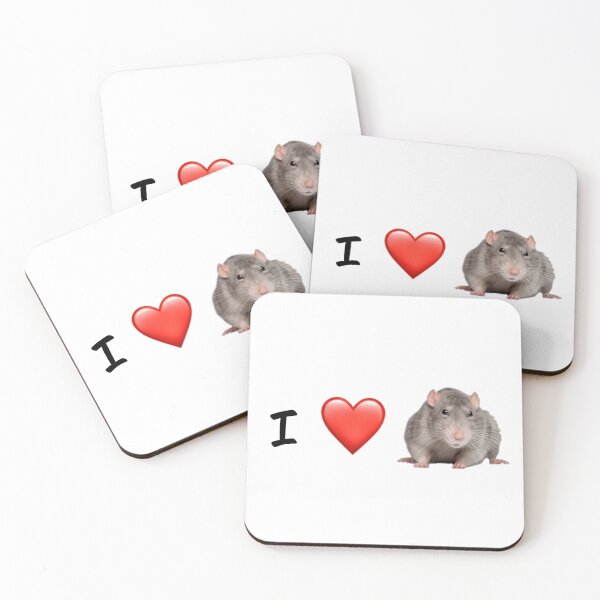 Item preview, I love rats designed and sold by Frikin.