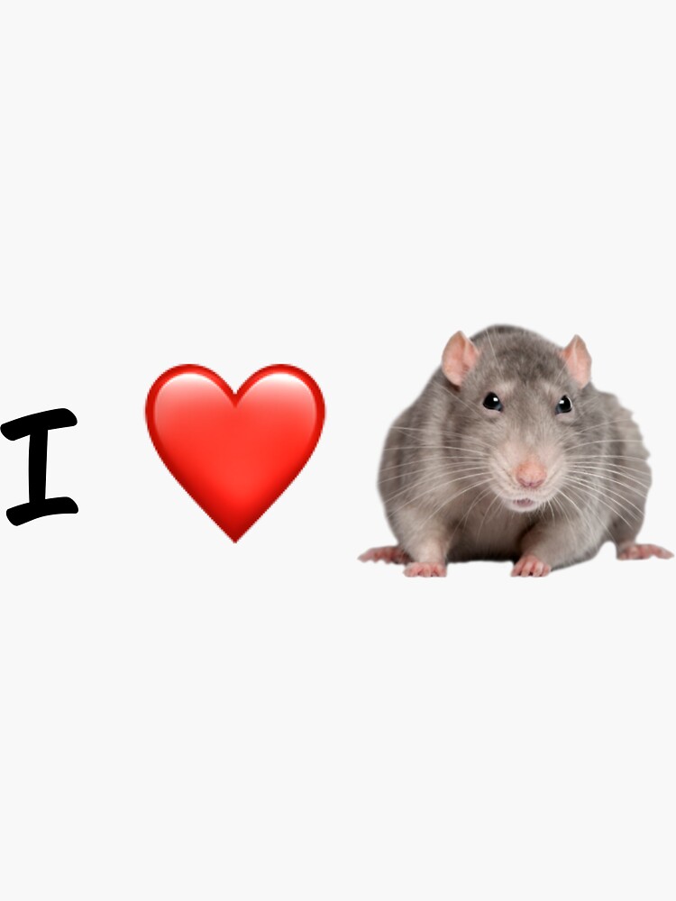 I love rats | Sticker