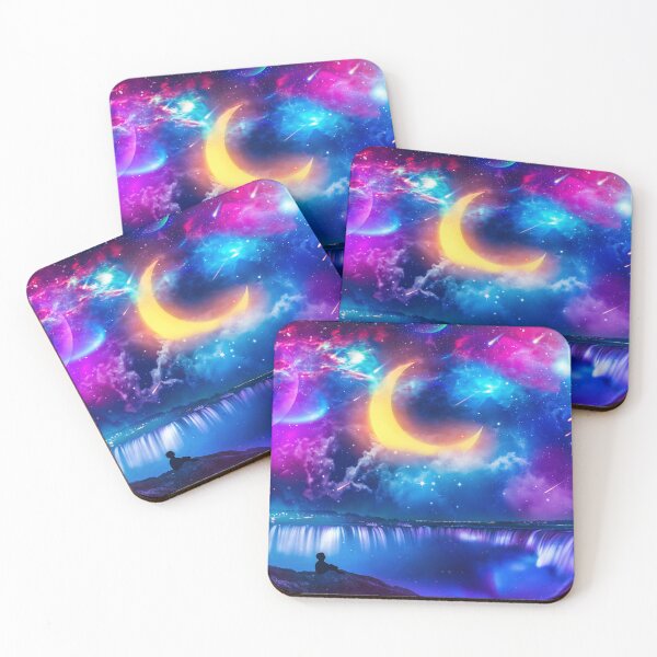 Item preview, View of Waning Moon over hazy clouds designed and sold by LuchoBus.