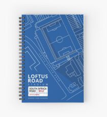 QPR - Loftus Road, W12 London Spiral Notebook
