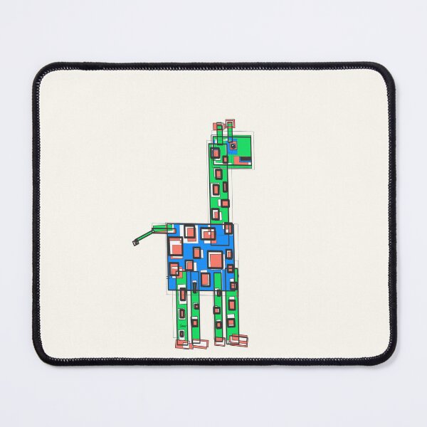 Item preview, Angled giraffe 2 (beige background) designed and sold by MentaLee.