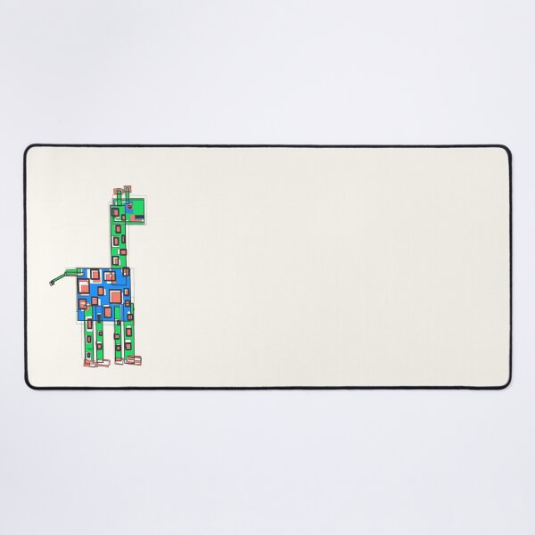 Item preview, Angled giraffe 2 (beige background) designed and sold by MentaLee.
