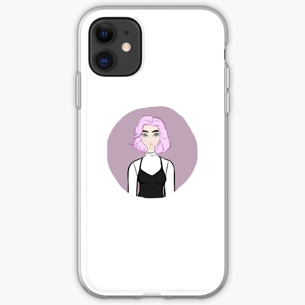 PINK Hair iPhone Soft Case