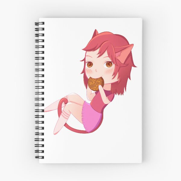 Item preview, Cute chibi eating a cookie designed and sold by Corosa-art.