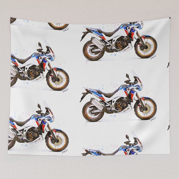 Item preview, Adventure Sport Motorcycle - original watercolor by Vart. designed and sold by vartstudio.
