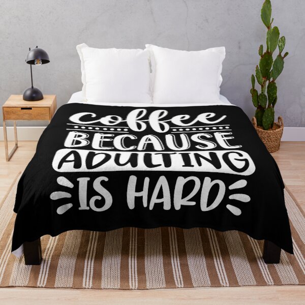 Item preview, Coffee Because Adulting is Hard designed and sold by bitstudio.