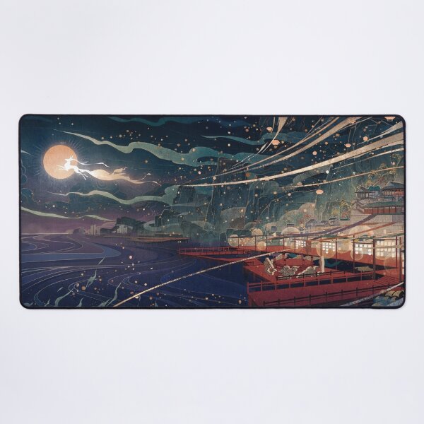 Light Lantern Festival Genshin Impact Desk Mat