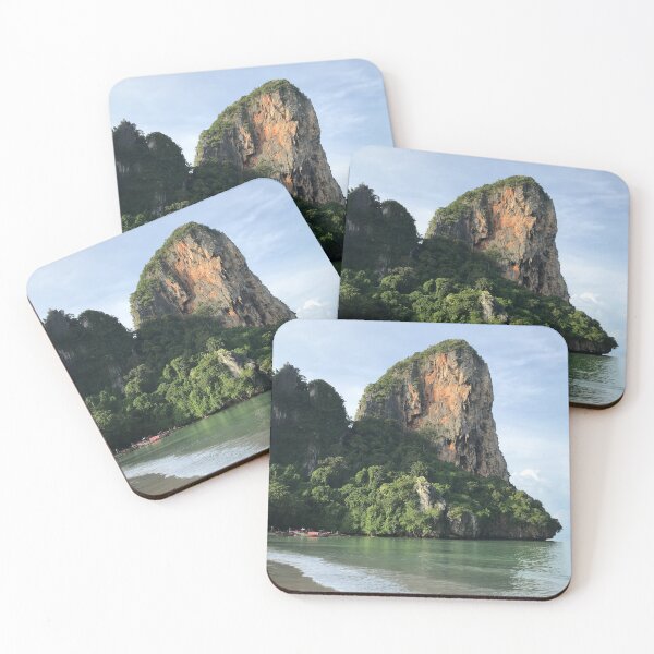 Item preview, Boats at Railay beach krabi Thailand designed and sold by Travel Planet.